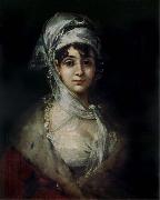 Francisco de goya y Lucientes Portrait of antonia zarate oil painting